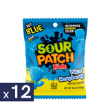 Gomitas Frambuesa Azul Sour Patch Kids 12 x 102 g
