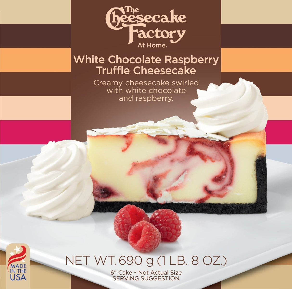 White Chocolate Raspberry Truffle Cheesecake The Cheesecake Factory 680 g
