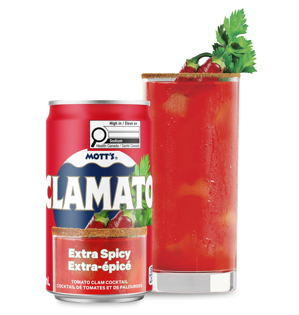 Clamato Extra Picante Mott's Lata 213 ml