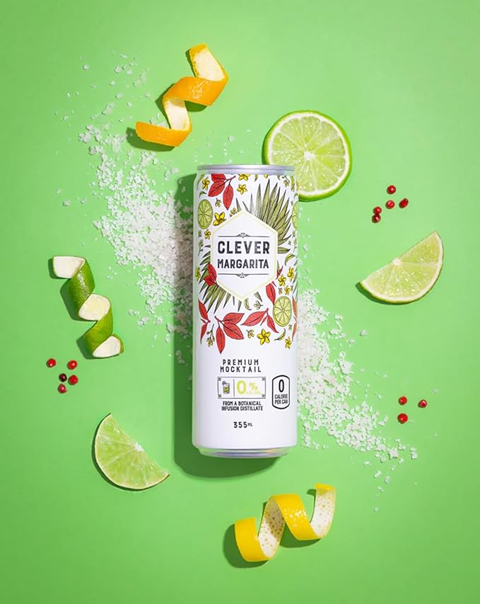 Bebida Mocktail Margarita Lata Clever 355 ml