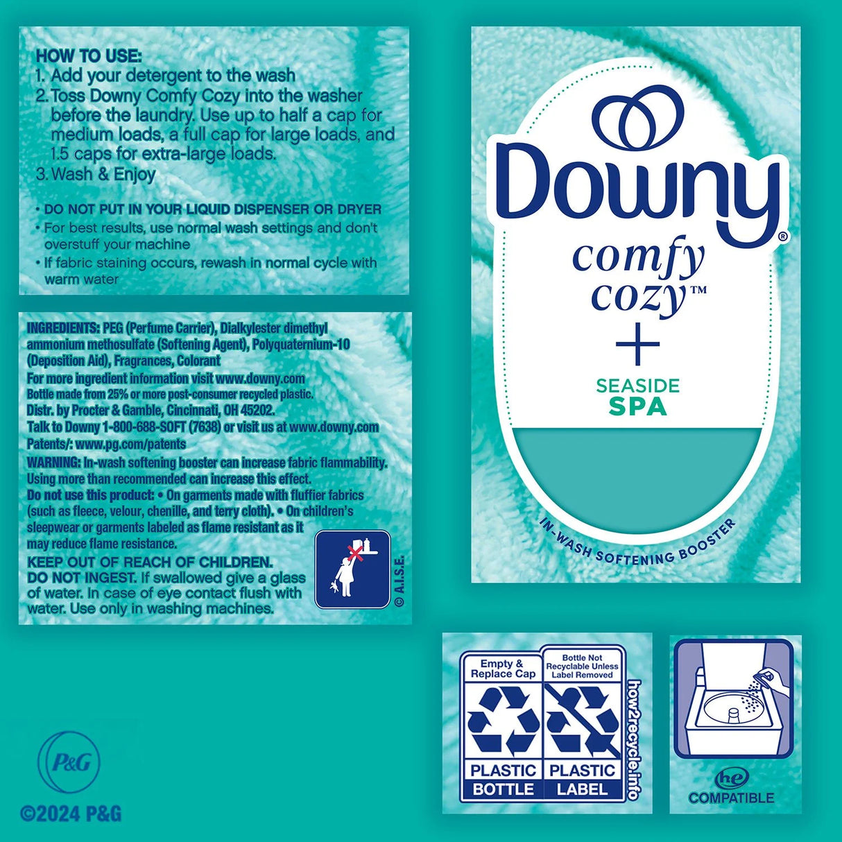 Perlas Aromatizadoras Comfy Cozy Downy 910 g