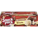 Pudín Vainilla y Chocolate Snack Pack 36 un x 92 g