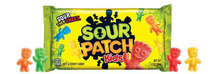 Gomitas Ácidas Original Sour Patch Kids 56 g