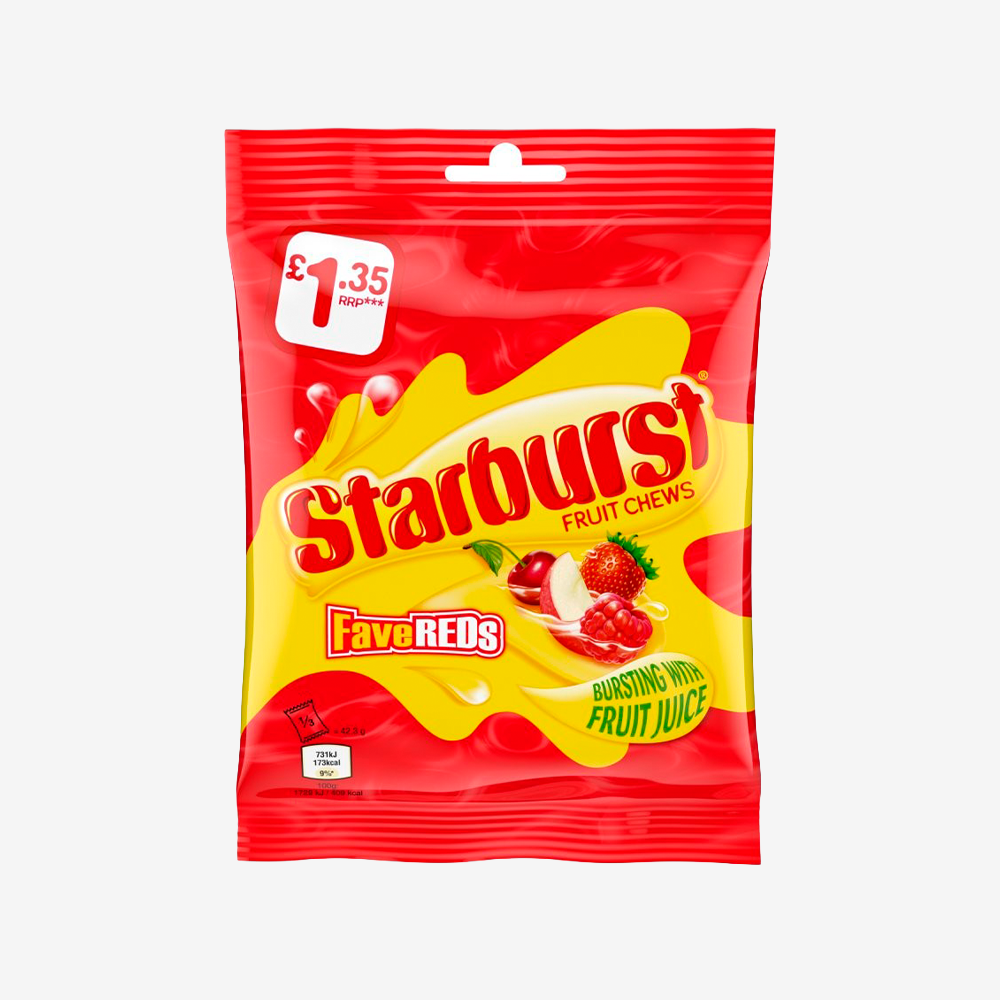 Masticables FaveReds Starburst 127 g