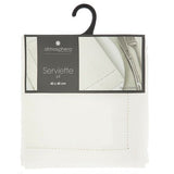 Set 4 Servilletas Chambray White Atmosphera 1 un