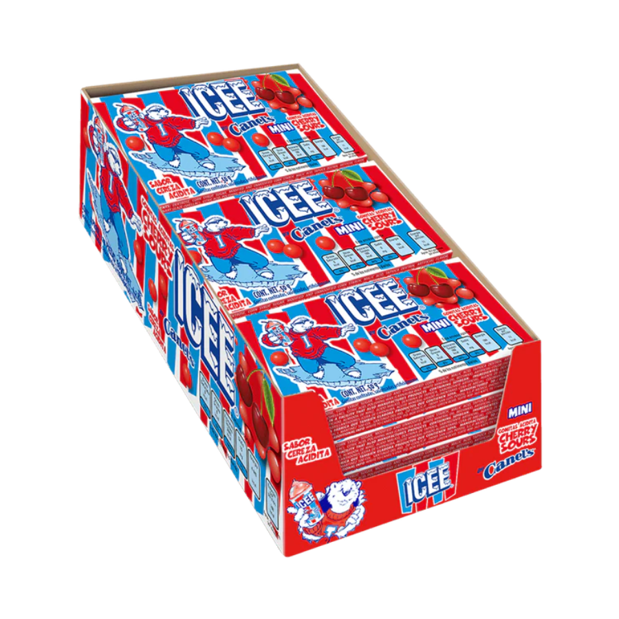 Gomitas Icee Cereza Ácida Mini Canel's 9 un x 50 g