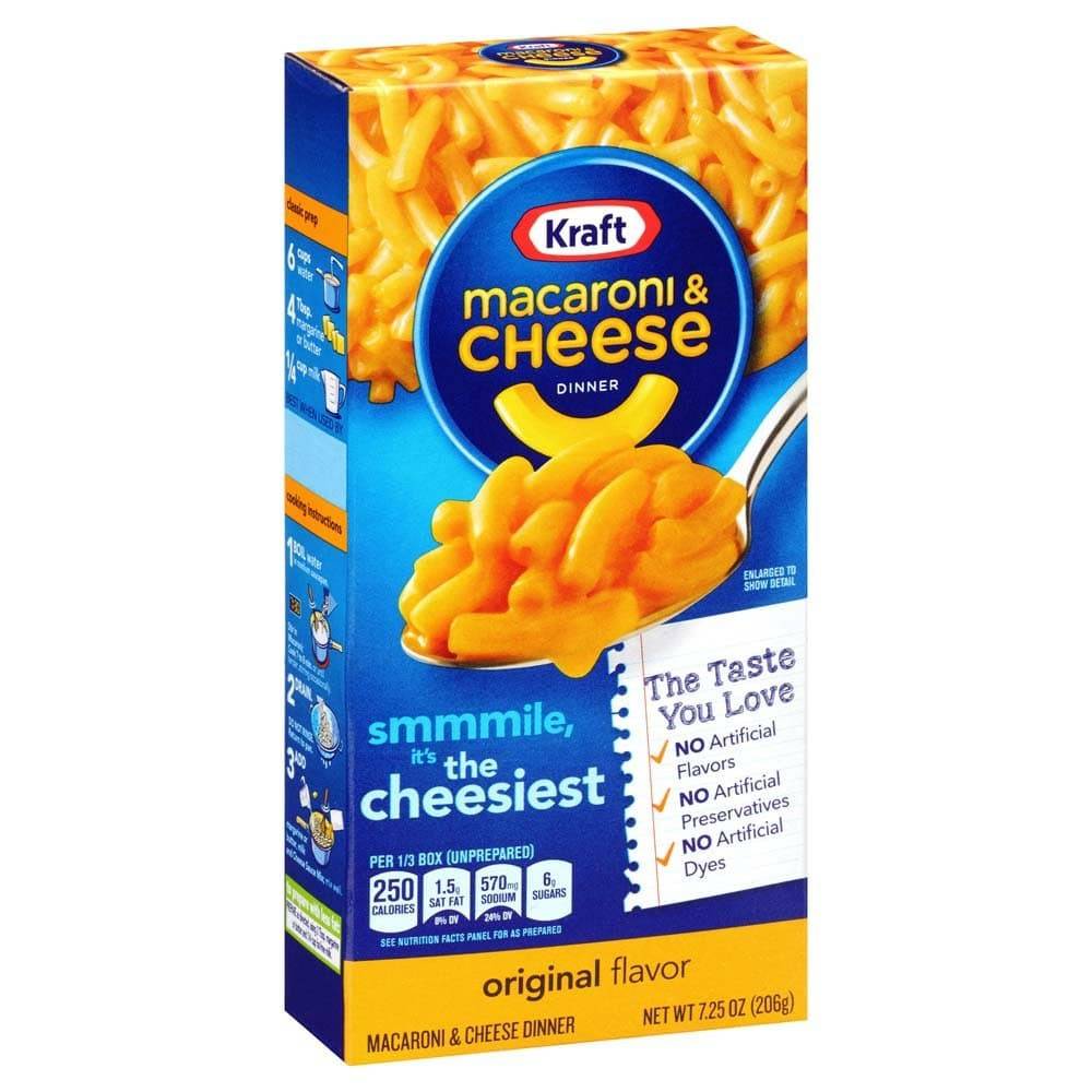 Macarrones con Queso Kraft 206 g