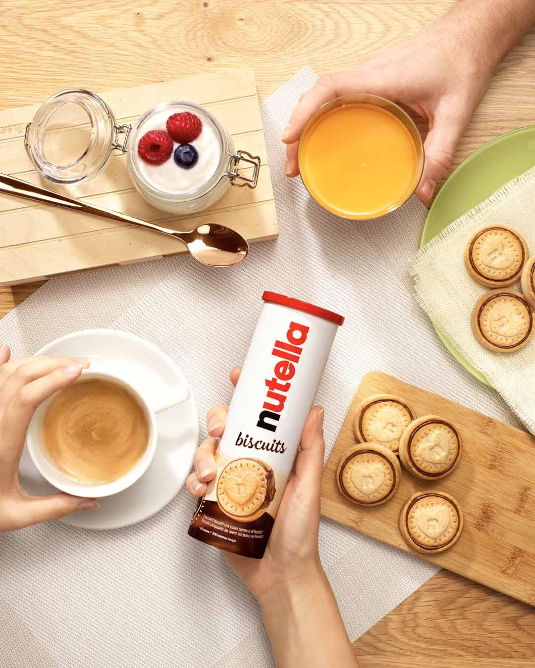 Galletas Biscuits Tubo Nutella 166 g