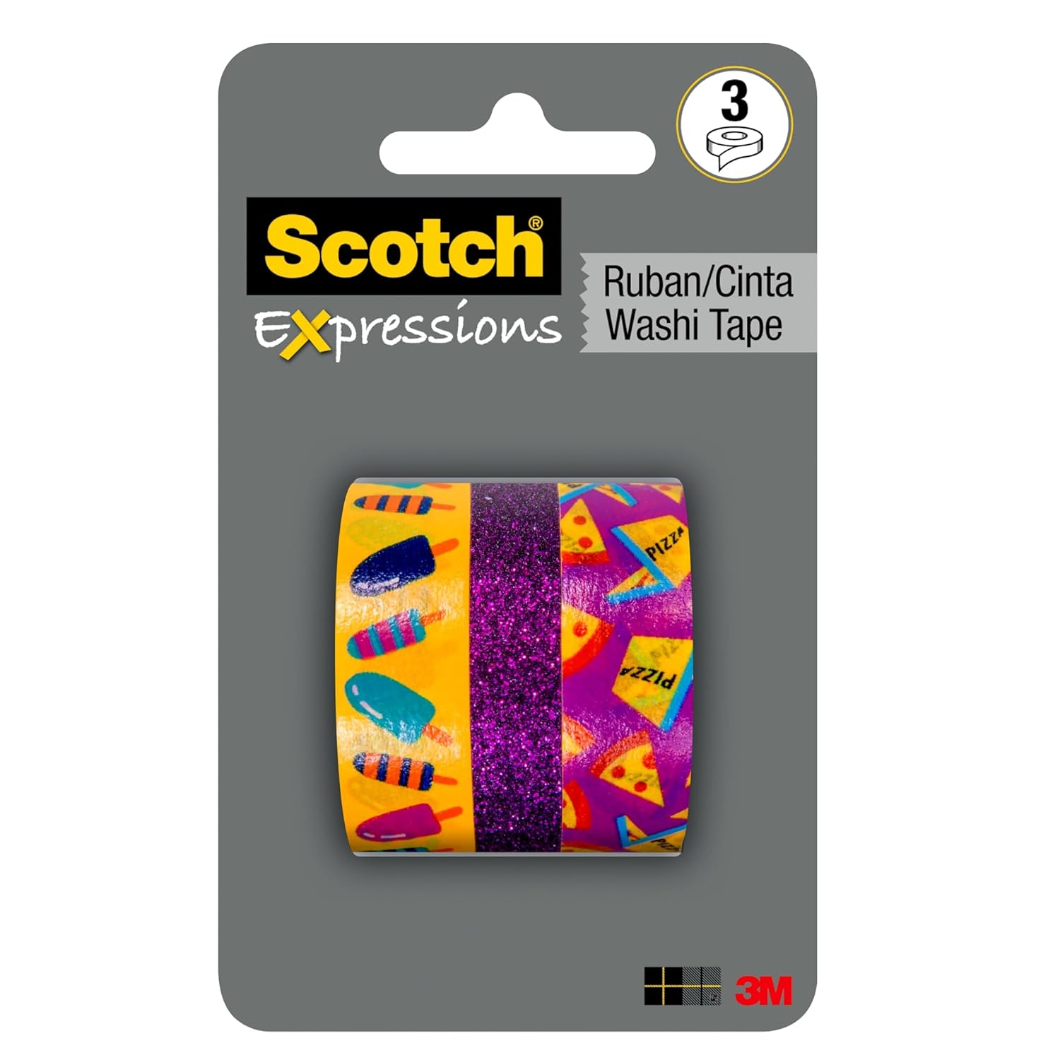 3M Expressions Pack Scotch Washi Craft Tape 3M Expressions Pack Scotch Washi Craft Tape