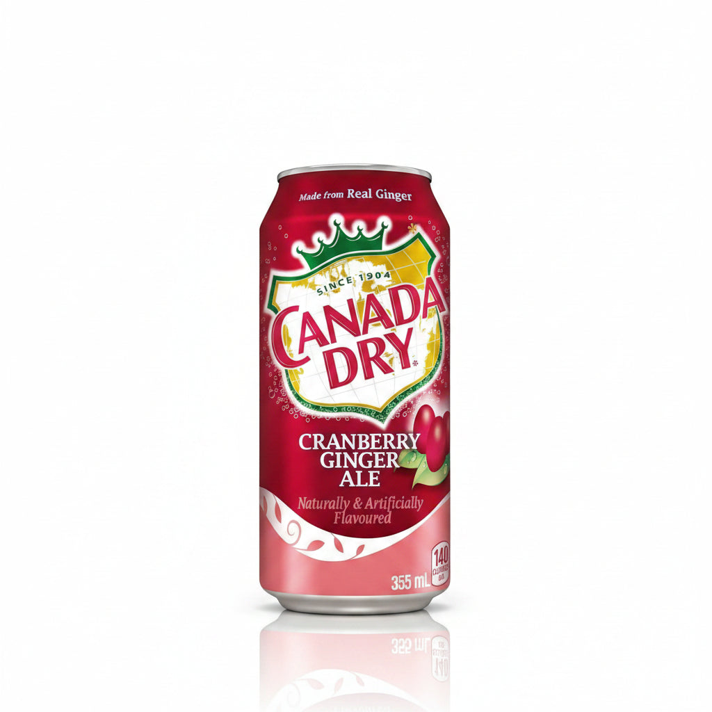 Bebidas Ginger Ale Cranberry Lata Canada Dry 355 ml