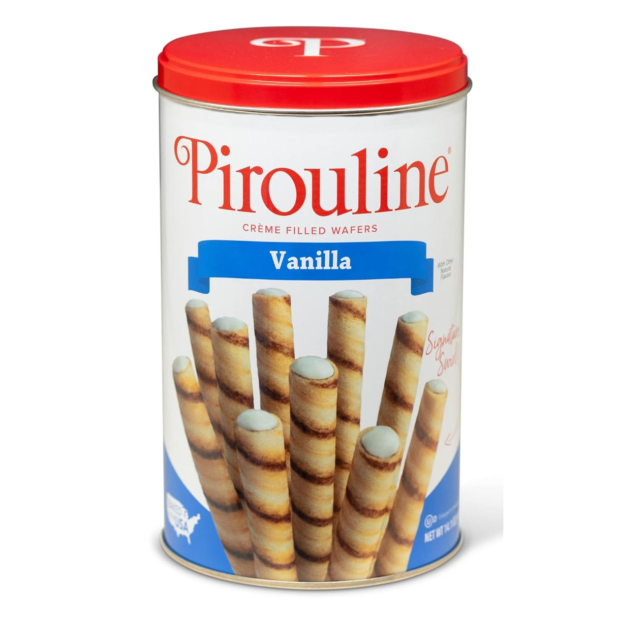 Obleas Rellenas de Vainilla Pirouline 6 x 400 g