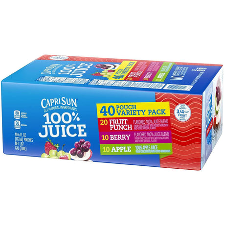 Jugo en Pouch Variedades Capri Sun 40 un x 177 ml