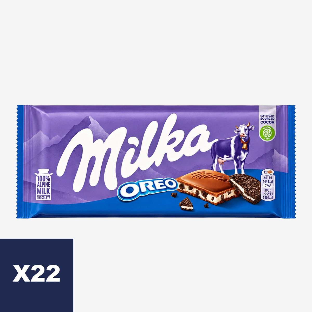 Chocolate Oreo Milka 22 x 100 g