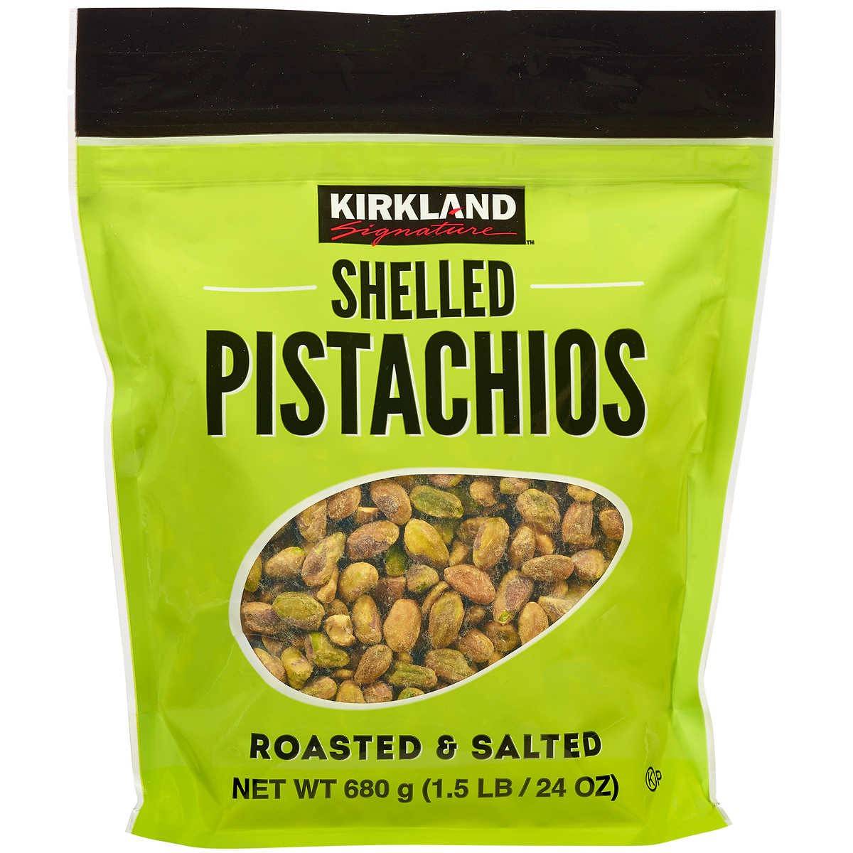 Pistachos Tostados Salados sin Cáscara Kirkland 680 g