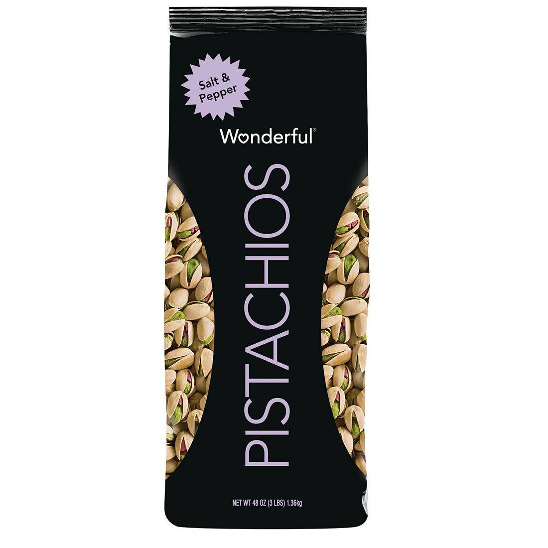 Pistachos con Sal y Pimienta Wonderful 1.36 kg