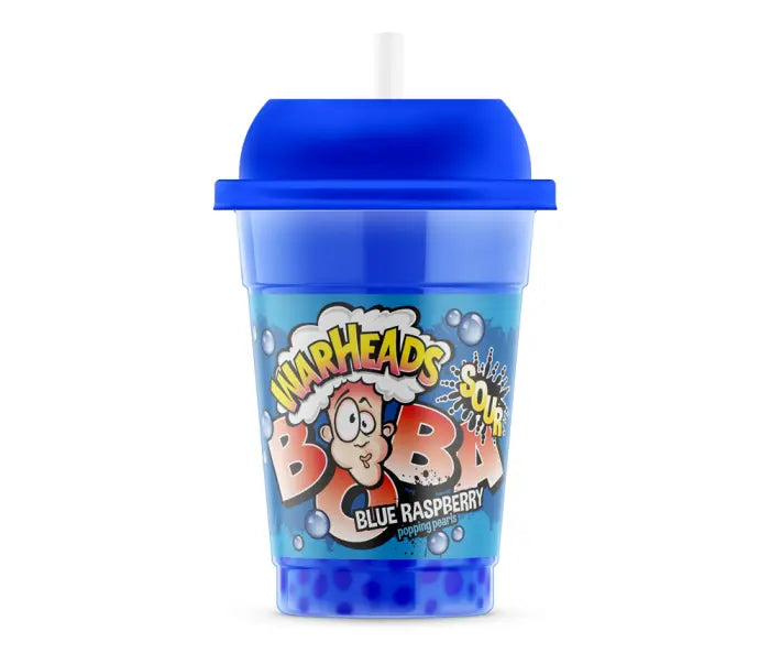 Popping Boba Frambuesa Azul Warheads 400 ml