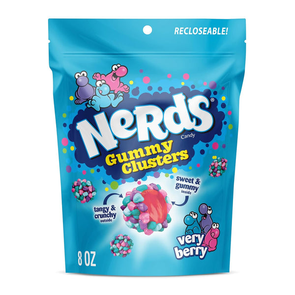 Caramelos Gummy Clusters Very Berry Nerds 227 g
