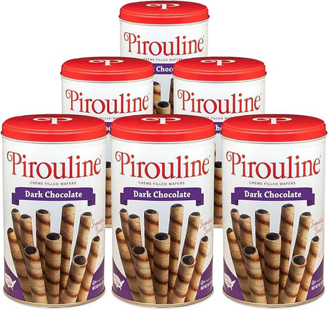 Obleas Rellenas de Chocolate Negro Pirouline 6 x 400 g
