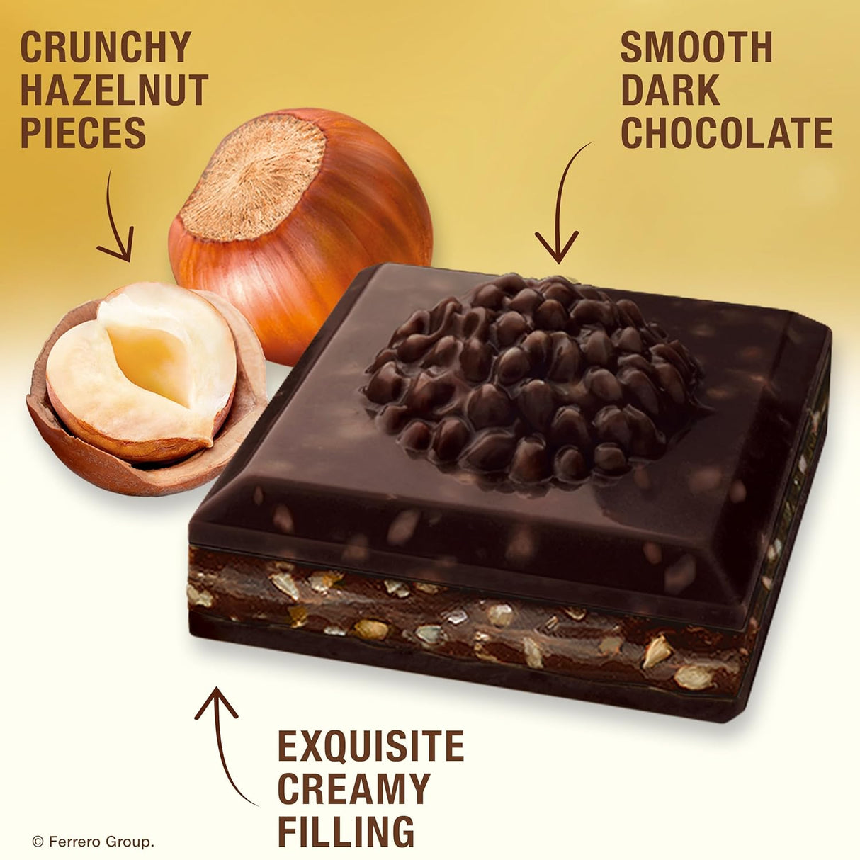 Barra Chocolate 70% Cacao Ferrero Rocher 90 g