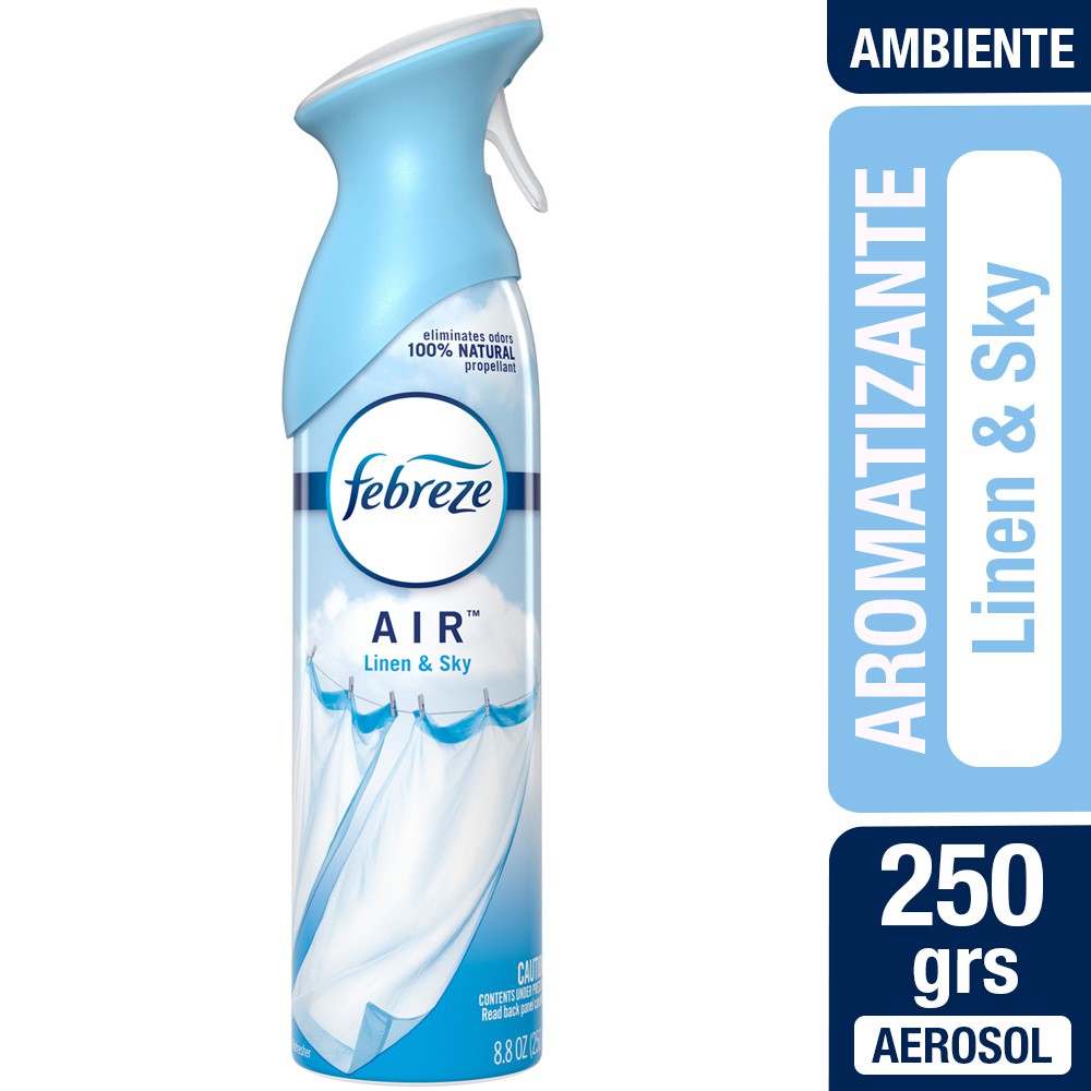 Desodorante Ambiental Lino y Cielo Febreze 250 g