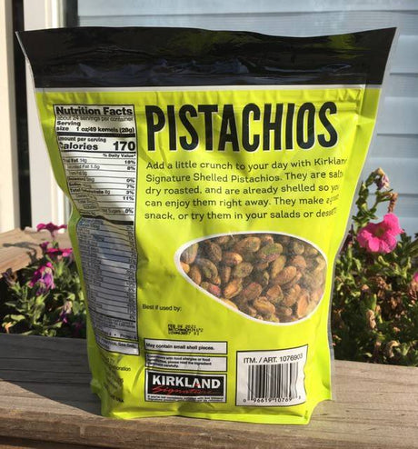 Pistachos Tostados Salados sin Cáscara Kirkland 680 g