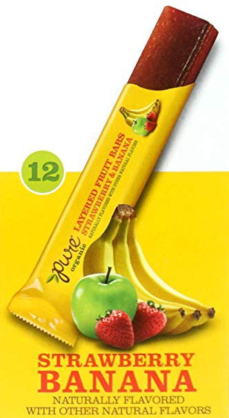 Barra de Fruta Frutilla-Plátano Pure 18 g