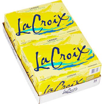 Agua Saborizada con Gas Limón LaCroix 24 un x 355 ml