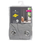 Set 2 Cortinas Blackout Gray 135 x 240cm Atmosphera 1 un