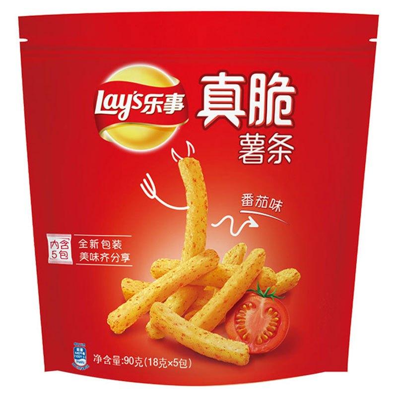 Papas Fritas Lays Corte Bastón Tomate Frito-Lay 5 x 18 g