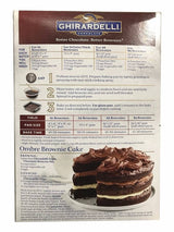 Mezcla Brownie Triple Chocolate Ghirardelli 6 un x 567 g