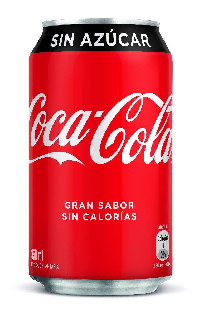 Bebida sin Azúcar Lata Coca-Cola 350 ml