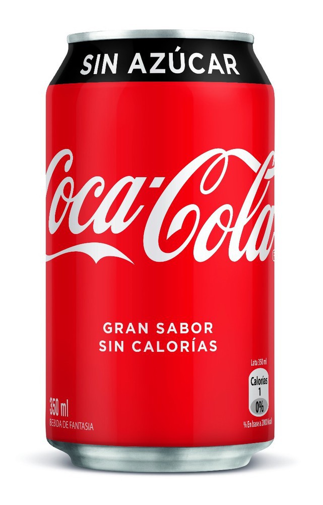 Bebida sin Azúcar Lata Coca-Cola 6 un x 350 ml