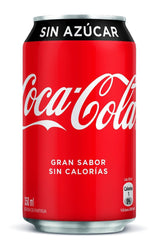 Bebida sin Azúcar Lata Coca-Cola 6 un x 350 ml