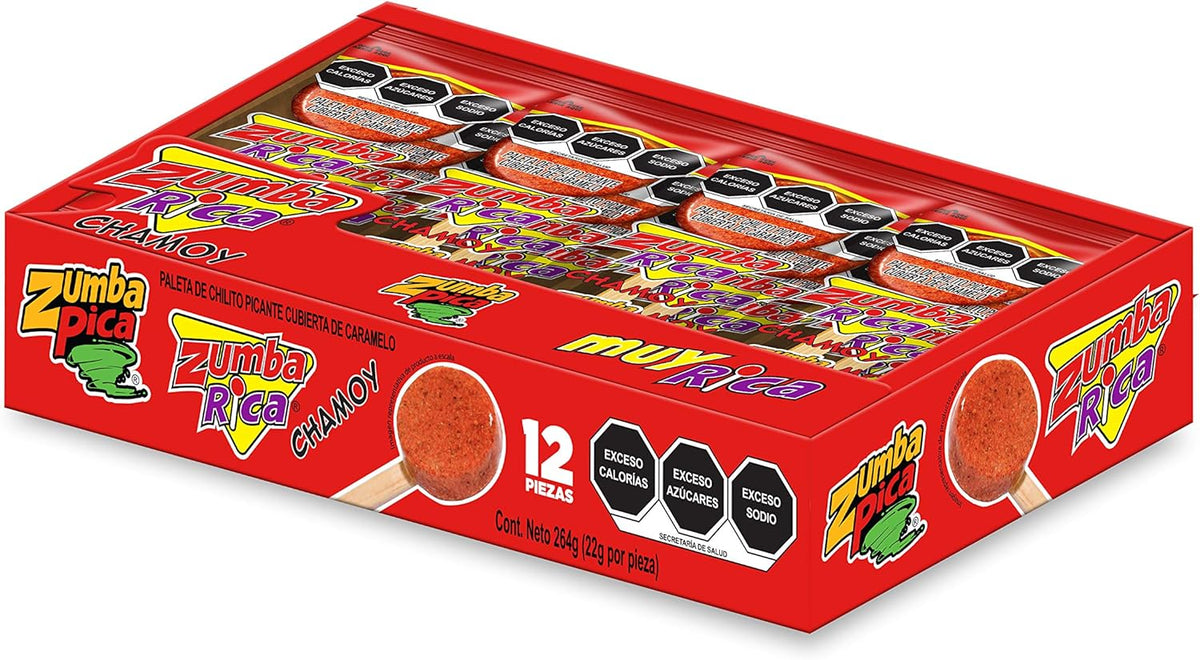 Paleta Rica Chamoy Zumba 12 x 22 g