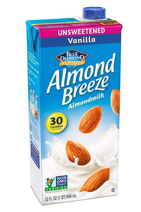 Bebida Vegetal de Almendras Vainilla Sin Endulzar Almond Breeze 946 ml