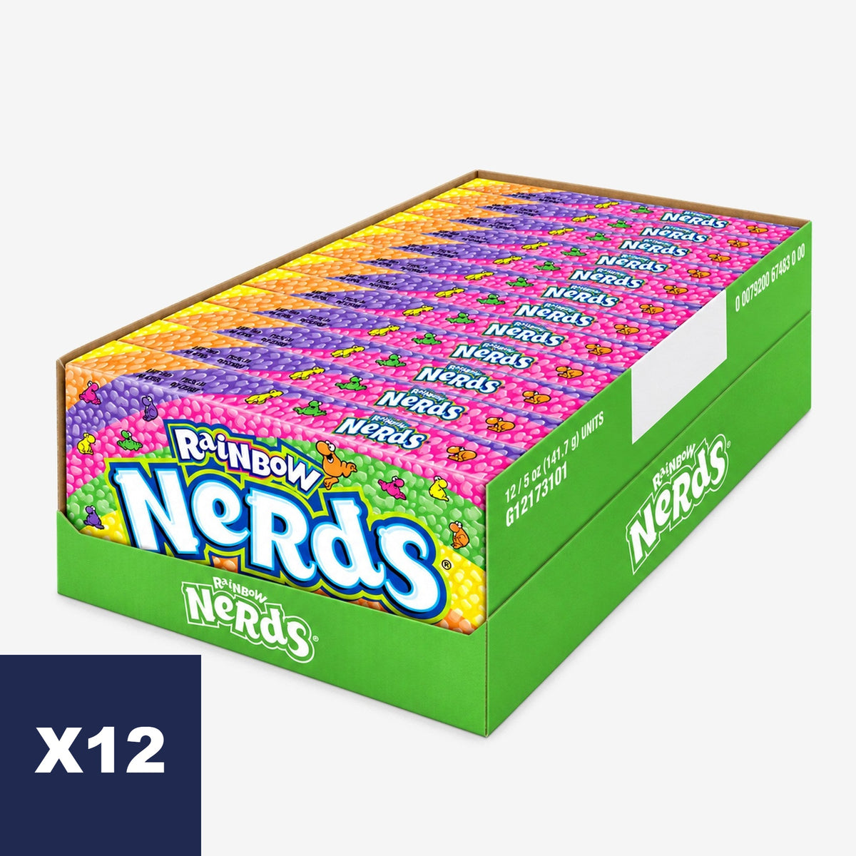 Dulces Rainbow Nerds 12 x 142 g