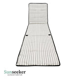 Reposera Playa Plegable 189 cm Blue Stripes Sunseeker 1 un