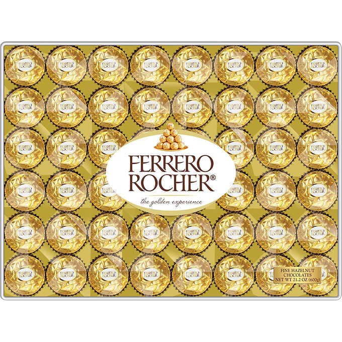 Bombones Ferrero Estuche 48 un Ferrero Rocher 600 g