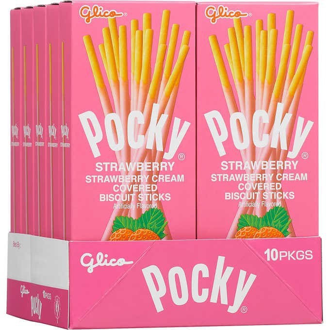 Palitos Bañados en Frutilla Pocky Glico 400 g