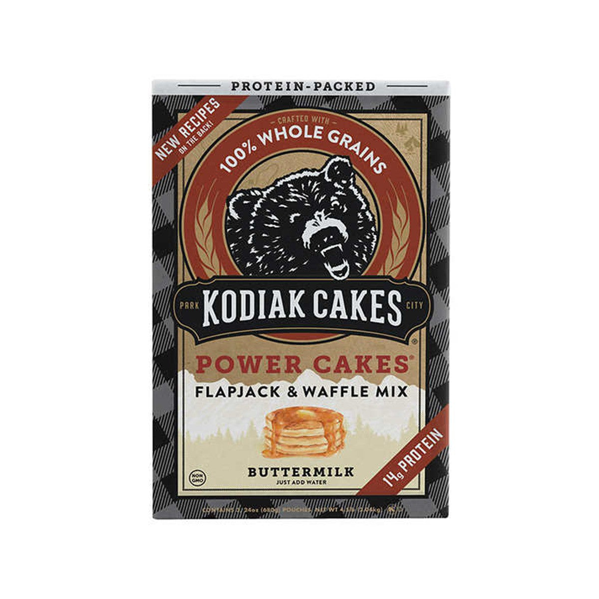 Mezcla Pancakes y Waffles Kodiak Cakes 3 un x 680 g