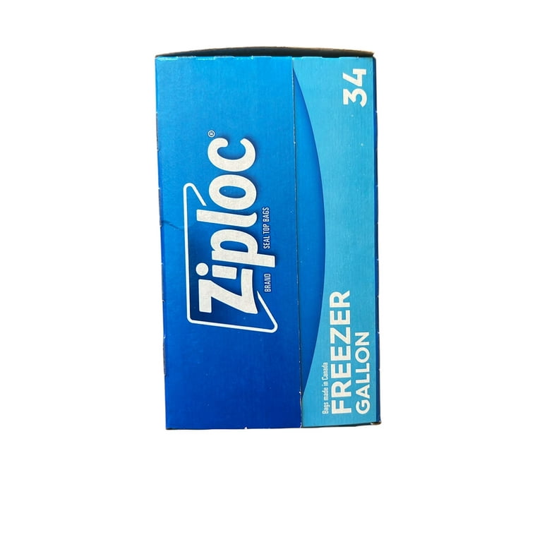 Bolsas Herméticas Gallon Freezer 27 x 27 cm Ziploc 34 un