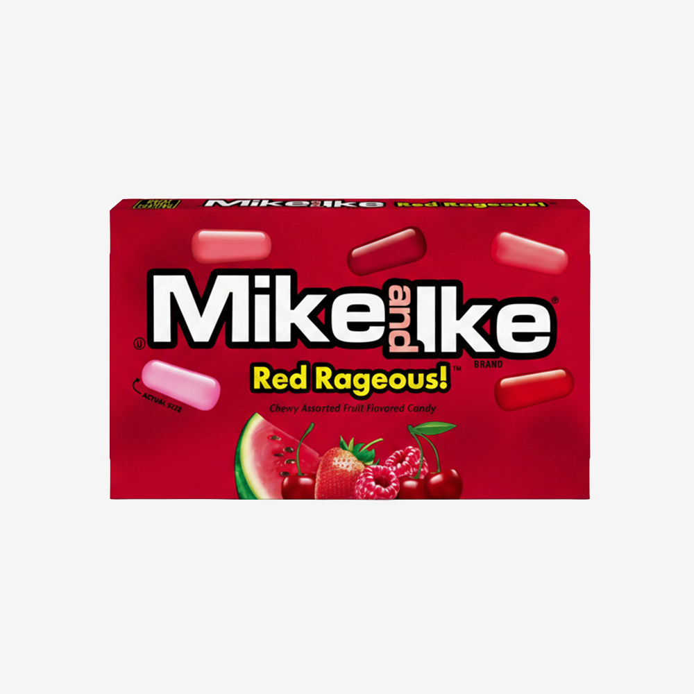 Masticables Red Rageous Mike and Ike 120 g