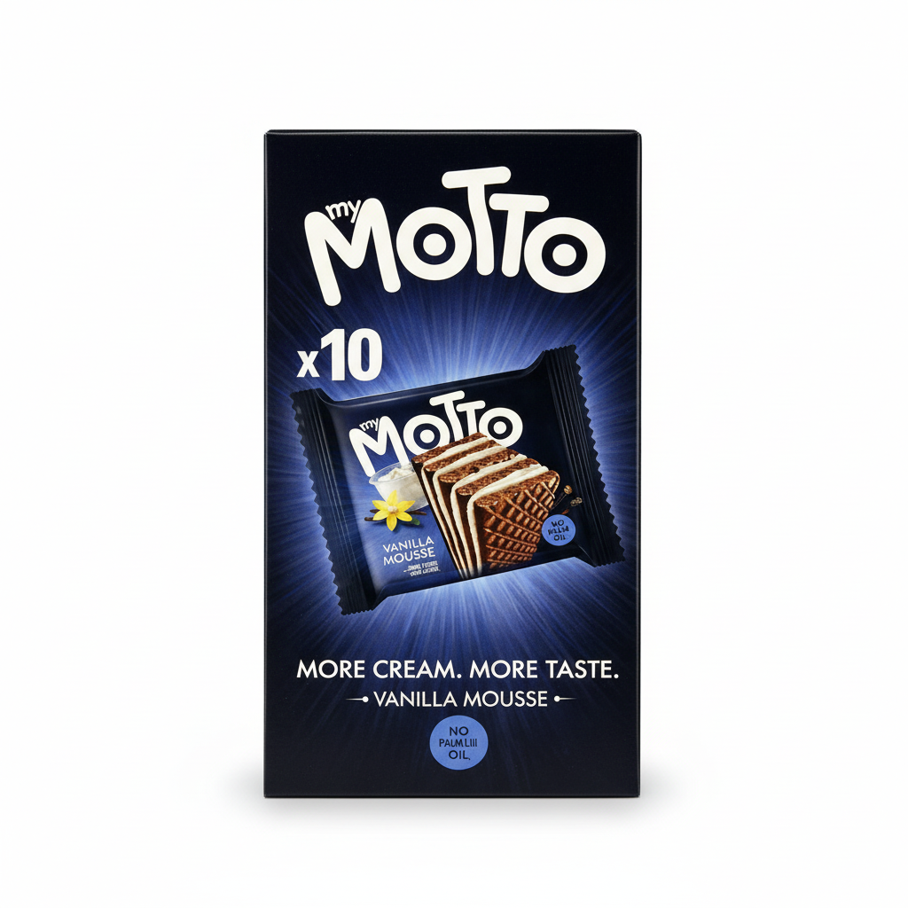 Obleas Mousse Vainilla My Motto 10 un x 30 g