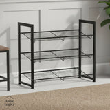 Rack Organizador Zapatos 3 Niveles Acero Home Logics 1 un