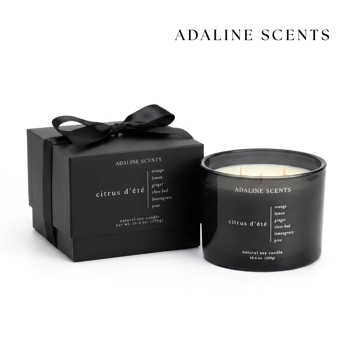 Vela Soja Citrus d’Été 295 g Adaline Scents 1 un