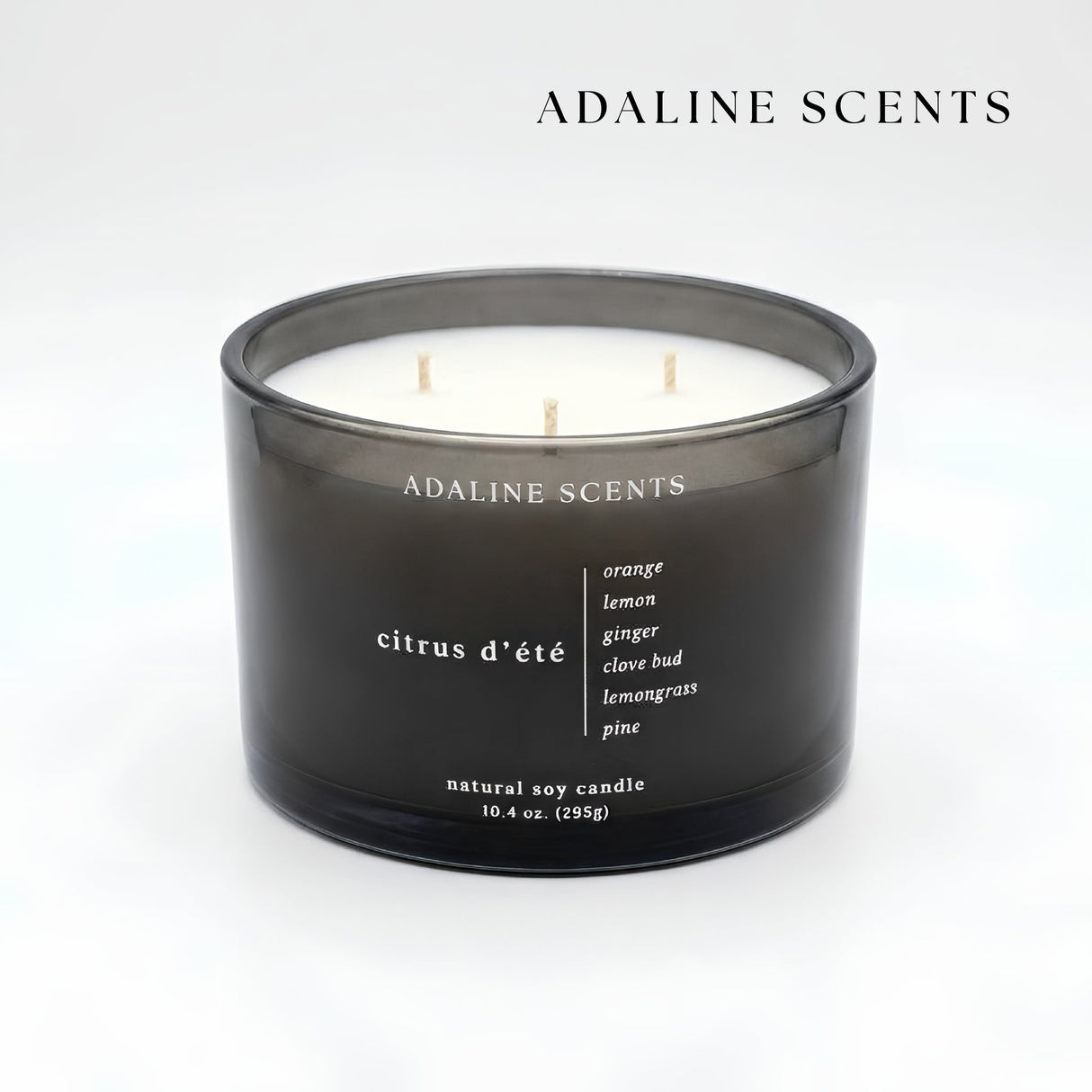 Vela Soja Citrus d’Été 295 g Adaline Scents 1 un