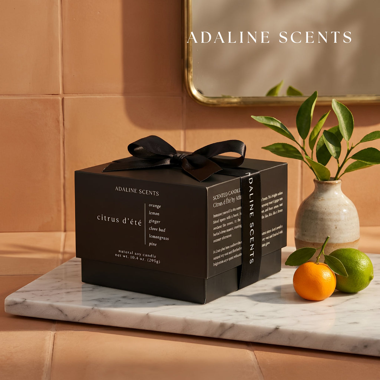 Vela Soja Citrus d’Été 295 g Adaline Scents 1 un