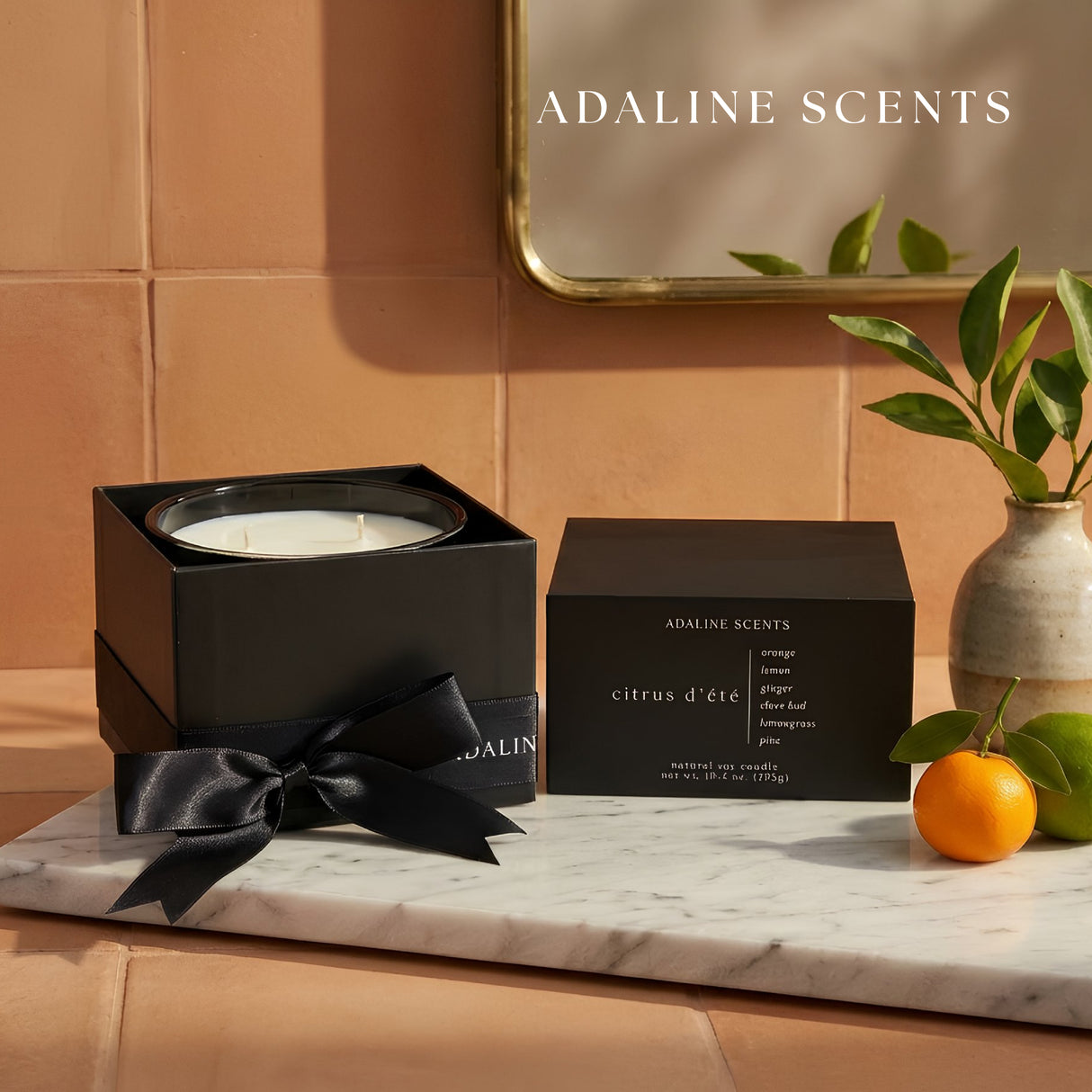 Vela Soja Citrus d’Été 295 g Adaline Scents 1 un