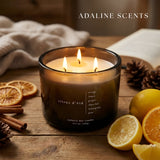 Vela Soja Citrus d’Été 295 g Adaline Scents 1 un