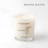 Vela Soja Vanilla Rêve 370 g Adaline Scents 1 un
